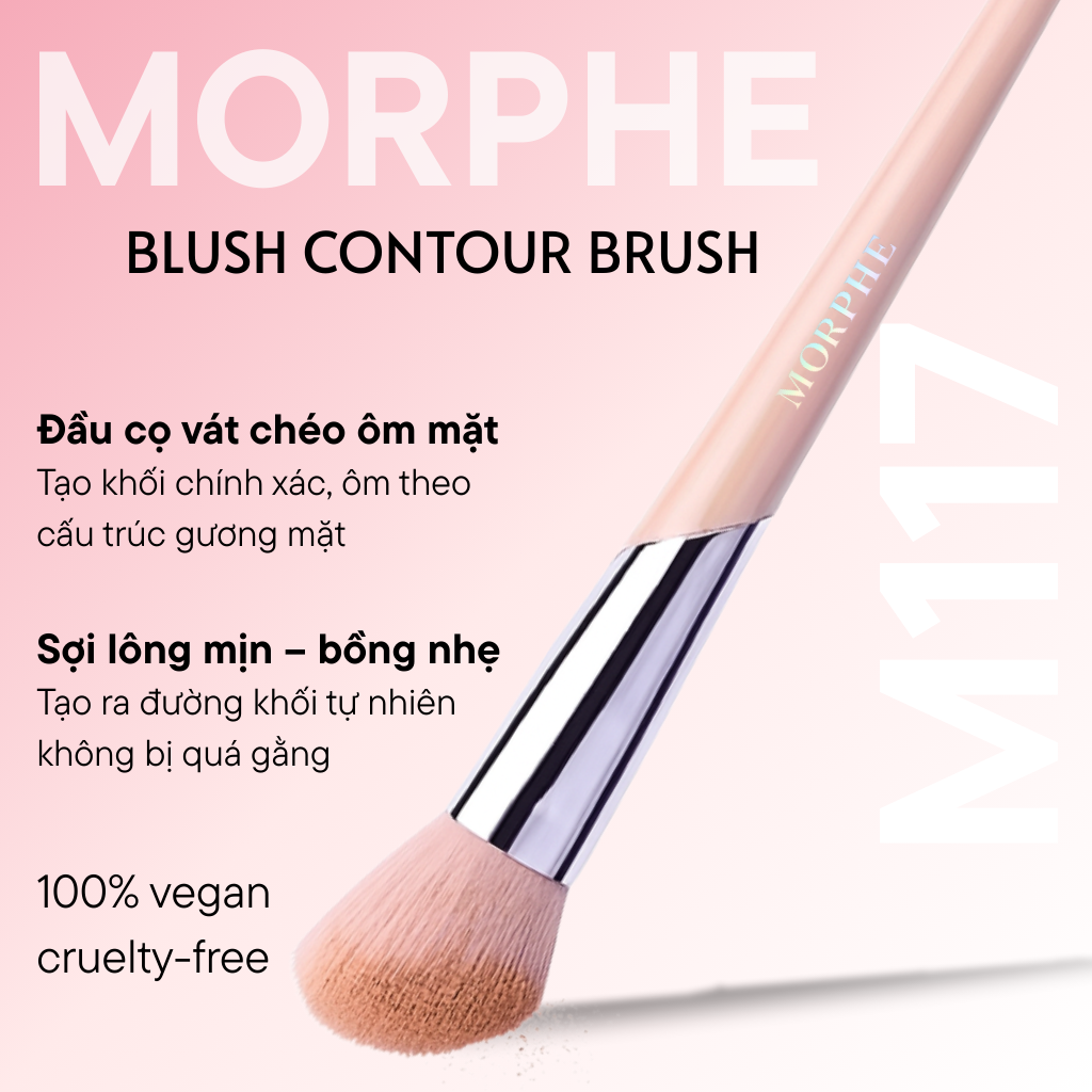 Cọ trang điểm tạo khối MORPHE Blush and Contour Brush M117